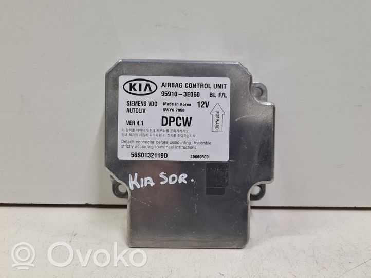 KIA Sorento Module de contrôle airbag 959103E060