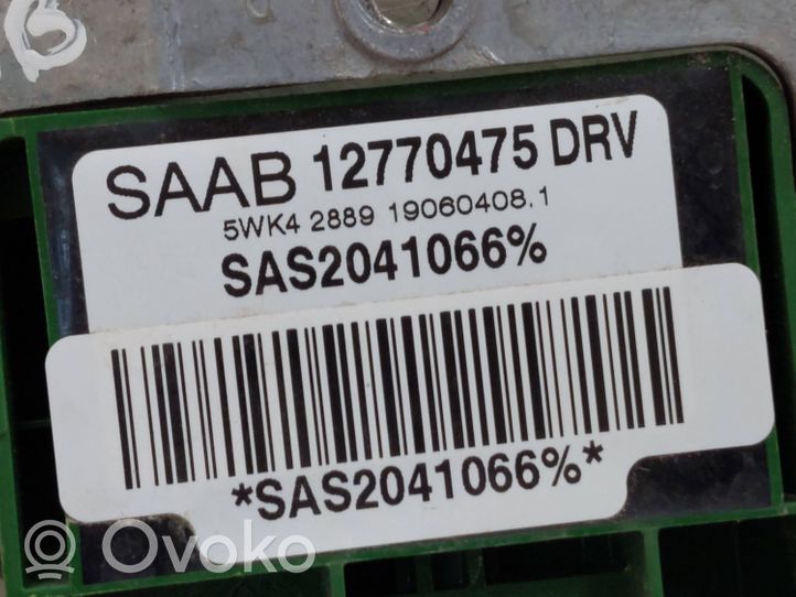 Saab 9-5 Capteur de collision / impact de déploiement d'airbag 12770475