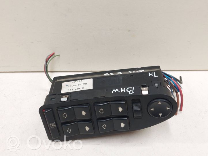 BMW 5 E39 Interruttore di controllo dell’alzacristalli elettrico 6907110