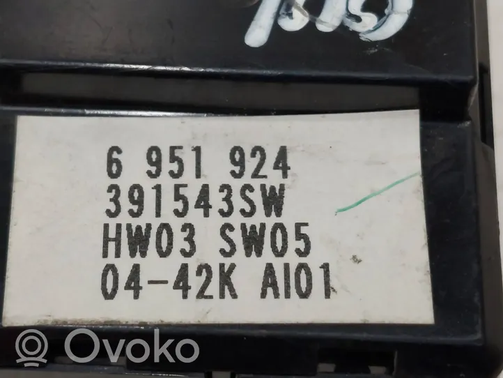 BMW 5 E60 E61 Interruttore di controllo dell’alzacristalli elettrico 6951924