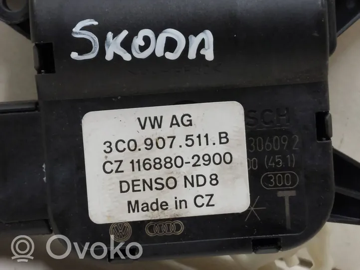 Skoda Superb B6 (3T) Tuloilmaventtiilin käyttömoottori 3C0907511B