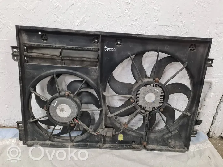 Skoda Superb B6 (3T) Electric radiator cooling fan 1K0121207BC