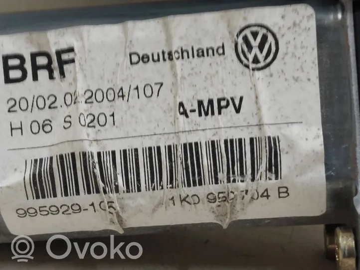 Volkswagen Touran I Rear door window regulator motor 1K0959704B