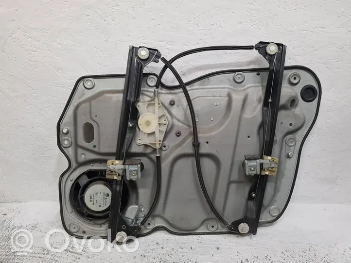 Volkswagen Touran I Front window lifting mechanism without motor 1T1837729AE