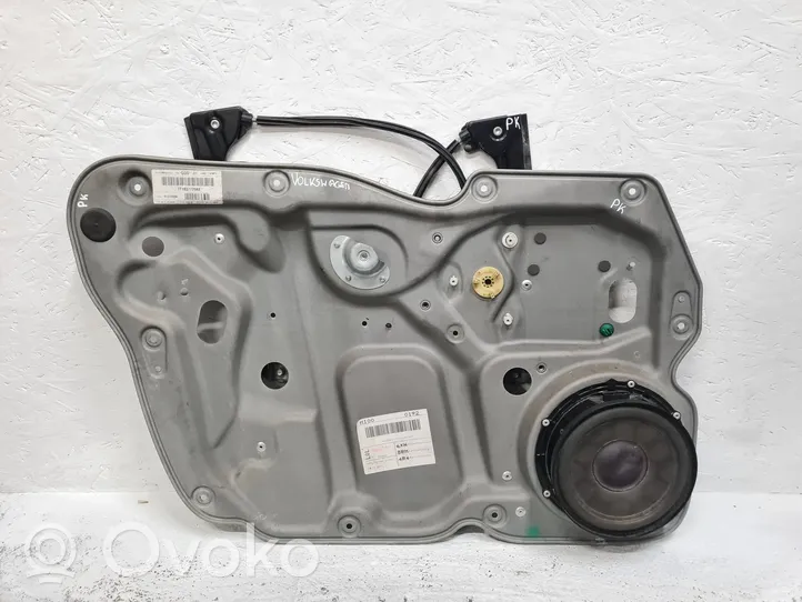 Volkswagen Touran I Front window lifting mechanism without motor 1T1837729AE