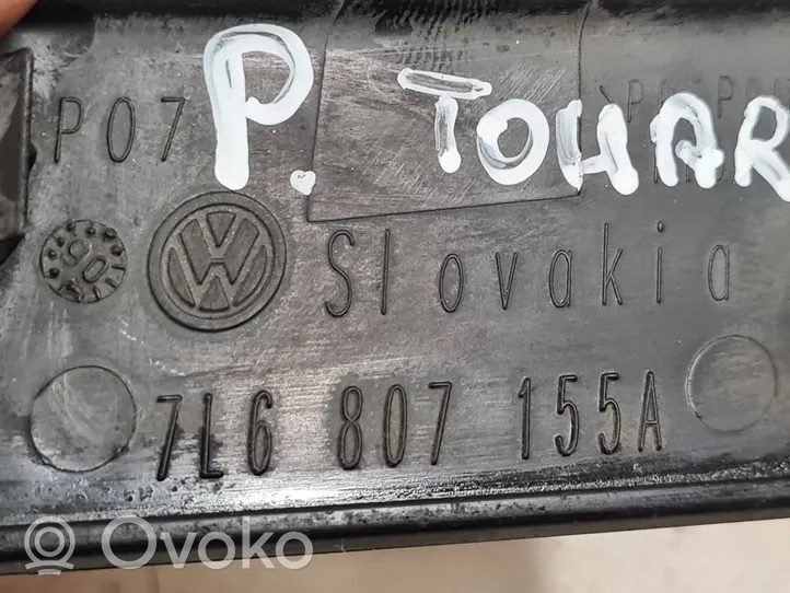 Volkswagen Touareg I Tappo/coprigancio di traino anteriore 7L6807155A