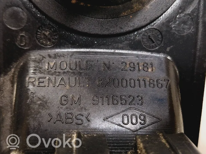 Renault Trafic II (X83) Interruttore di controllo dell’alzacristalli elettrico 8200011867