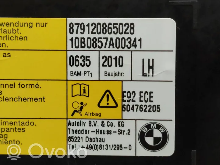 BMW 3 E92 E93 Airbag sedile 604762205