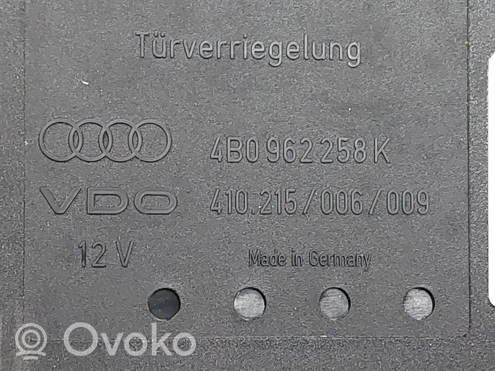 Audi A6 S6 C5 4B Komfortsteuergerät Bordnetzsteuergerät 4B0962258K