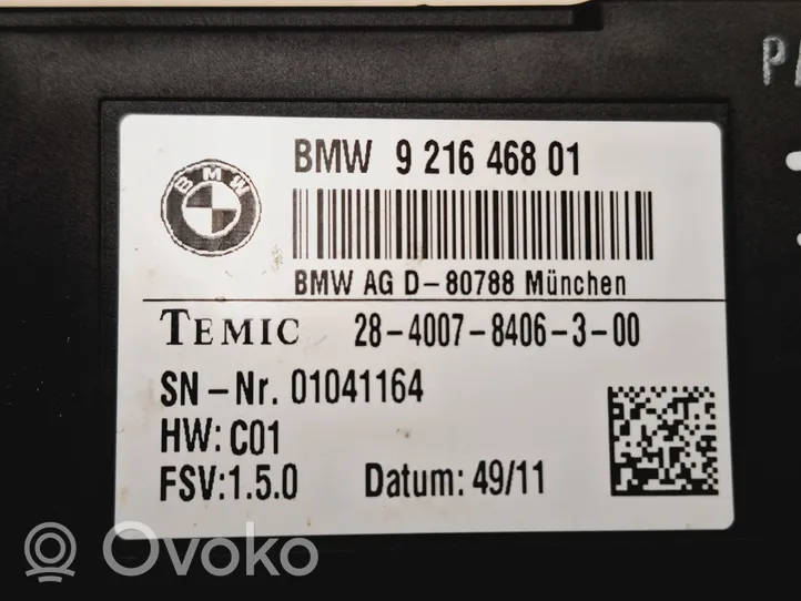 BMW X3 F25 Sėdynių šildymo rėlė 921646801