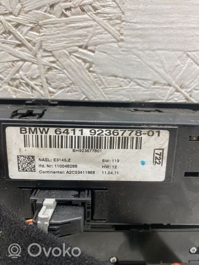 BMW 1 E81 E87 Climate control unit 64119236778