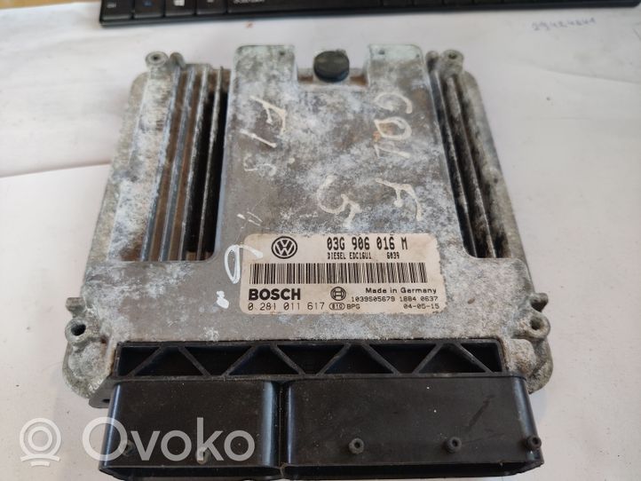 Volkswagen Golf V Calculateur moteur ECU 03G906016M