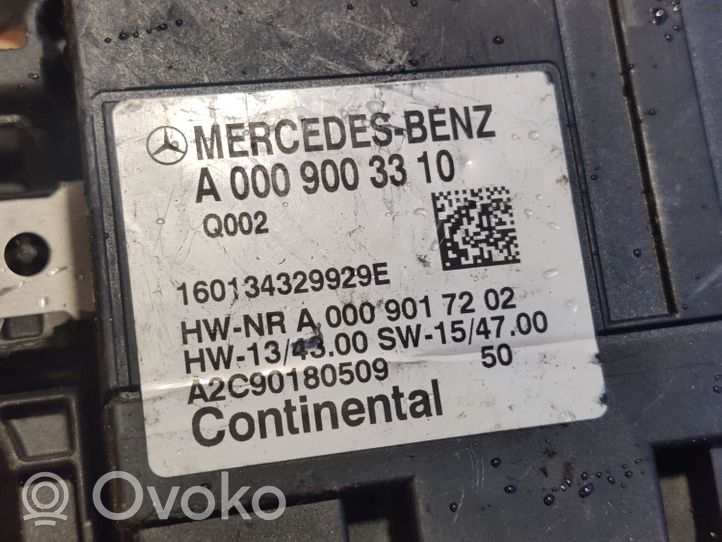 Mercedes-Benz E W213 Polttoaineen ruiskutuspumpun ohjainlaite/moduuli A0009003310