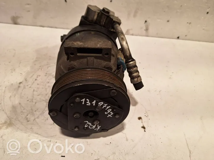 Opel Vectra C Air conditioning (A/C) compressor (pump) 13197197