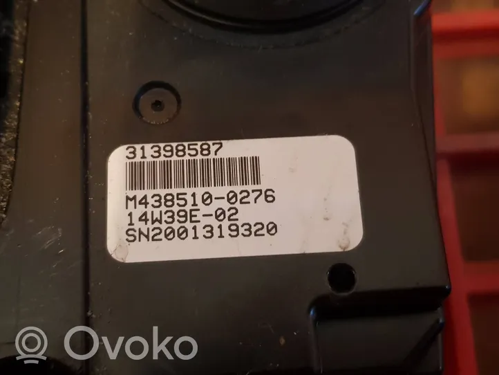 Volvo V60 Climate control unit 31398587