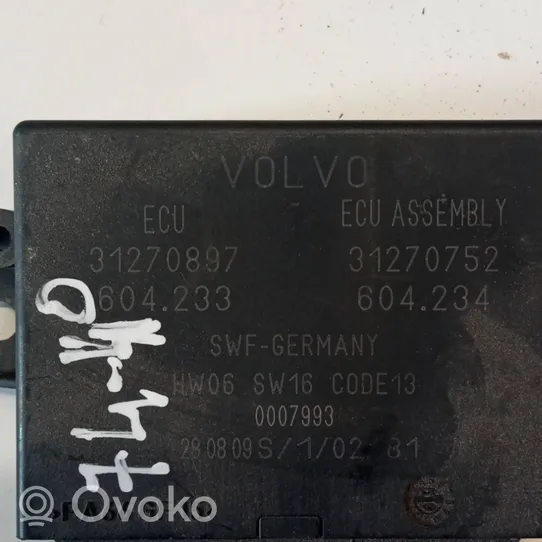 Volvo XC90 Centralina/modulo sensori di parcheggio PDC 31270897