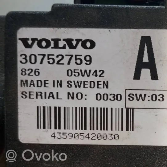 Volvo XC90 Console centrale, commande de multimédia l'unité principale 30752759