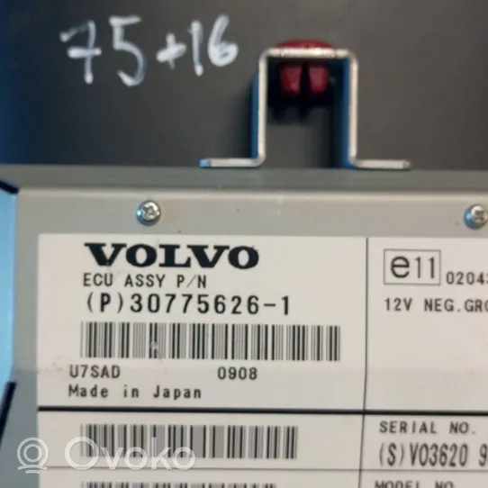 Volvo XC90 Unità principale autoradio/CD/DVD/GPS 30775626