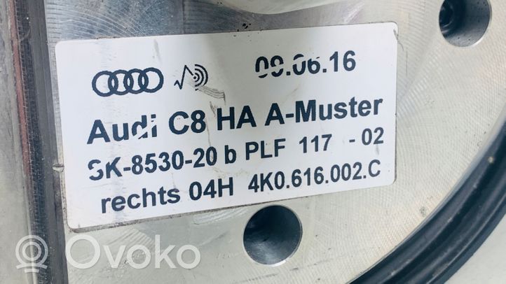 Audi A6 S6 C8 4K Takailmajousituksen ilmaiskunvaimennin 4K0616002C