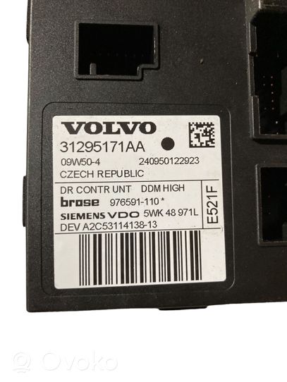 Volvo C30 Moteur de lève-vitre de porte avant 31295171AA