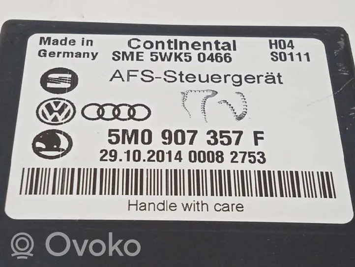 Volkswagen Tiguan Sterownik / moduł świateł Xenon 5M0907357F