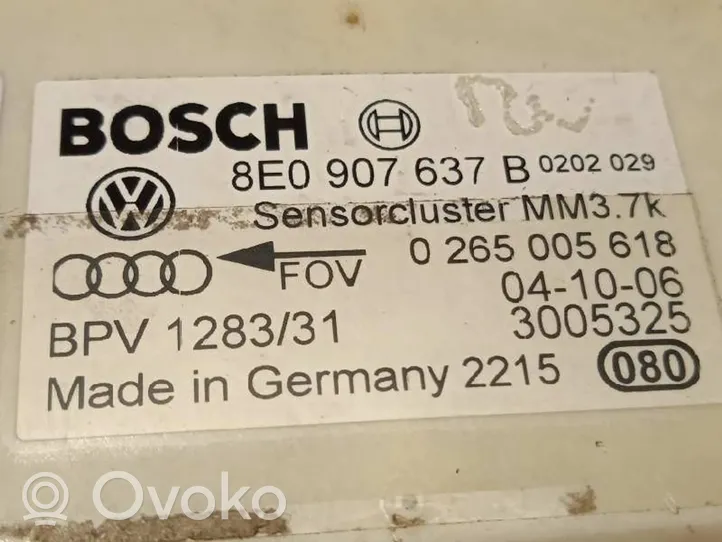 Audi A6 C7 Sensore di imbardata accelerazione ESP 8E0907637B