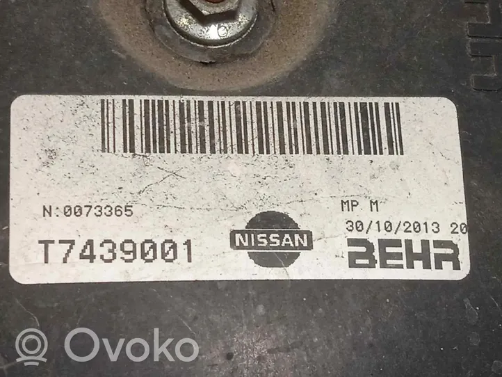Nissan NV200 Elektryczny wentylator chłodnicy 21480BJ40A
