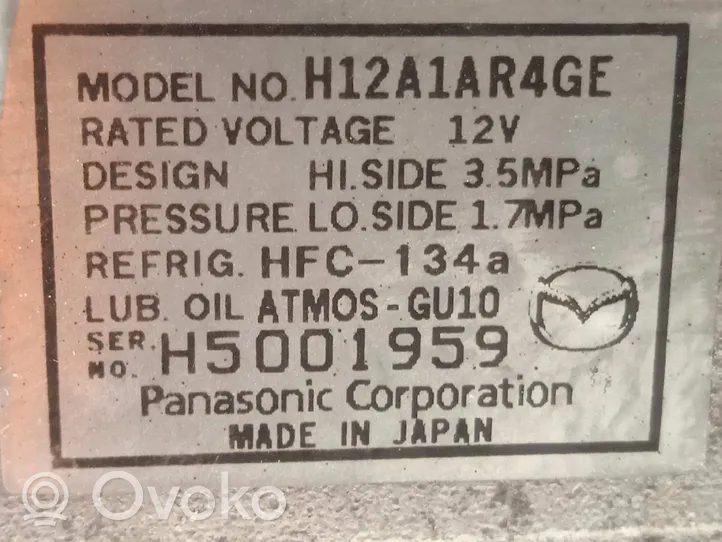 Mazda CX-7 Compresseur de climatisation EH6461450
