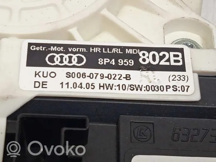 Audi A3 S3 8P Takaoven ikkunan nostin moottorilla 8P4959802B