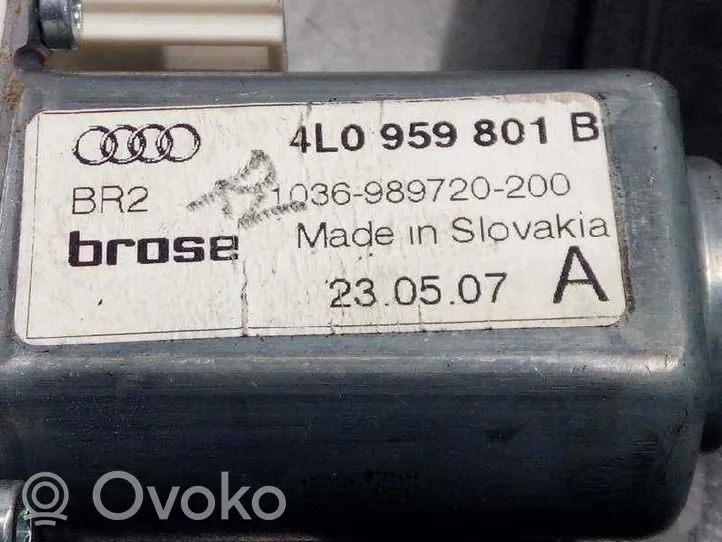 Audi Q7 4L Задний електрический механизм для подъема окна без двигателя 4L0839461A