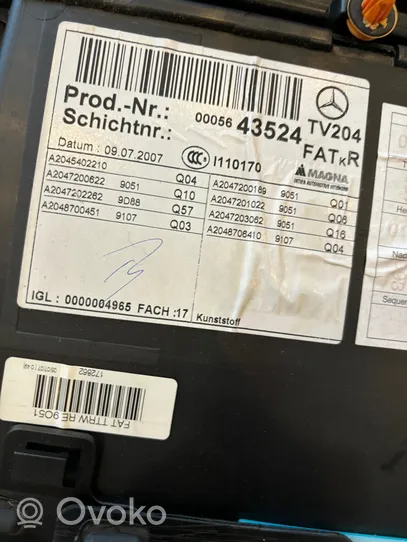 Mercedes-Benz C W204 Apmušimas priekinių durų (obšifke) A2045402210