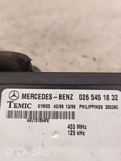 Mercedes-Benz Vito Viano W638 Autres unités de commande / modules 0265451832