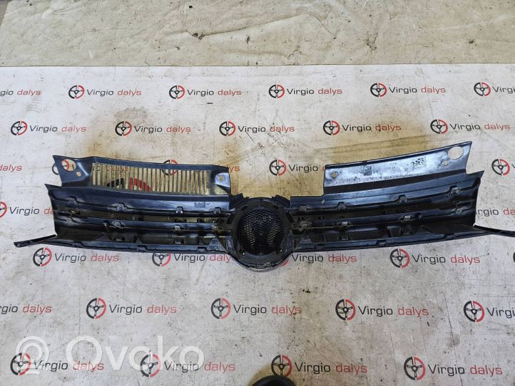 Volkswagen Golf VI Grille calandre supérieure de pare-chocs avant 1K9853651A