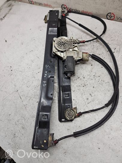 Ford S-MAX Front door window regulator with motor 0130822286