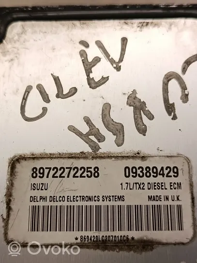 Opel Corsa C Centralina/modulo motore ECU 8972272258