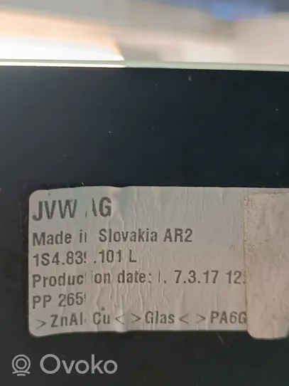 Skoda Citigo Szyba karoseryjna drzwi tylnych 43R00101