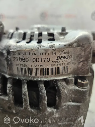 Toyota Corolla Verso E121 Alternator 270600D170