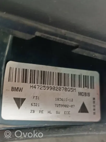 BMW 3 F30 F35 F31 Galinis žibintas kėbule 7259902