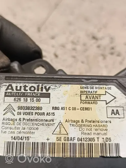 Citroen C3 Sterownik / Moduł Airbag 626181500