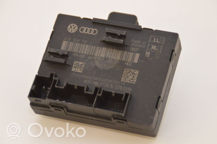 Audi A6 C7 Oven ohjainlaite/moduuli 4G8959795J
