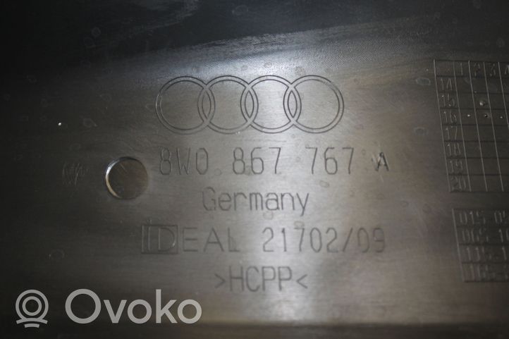 Audi A4 S4 B9 Copertura del rivestimento del sottoporta posteriore 8W0867767A