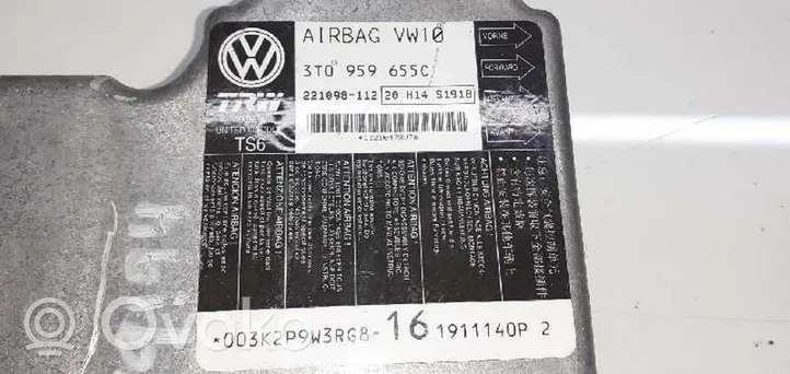 Skoda Superb B6 (3T) Kit d’airbag 