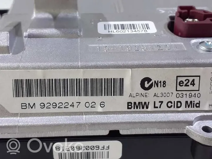 BMW 3 E92 E93 HUD-näyttö 9292247026