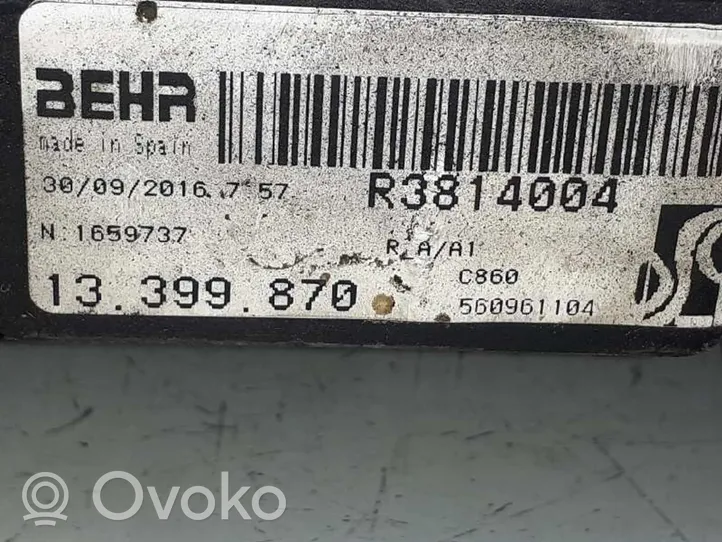 Opel Corsa E Radiateur de refroidissement 1300339