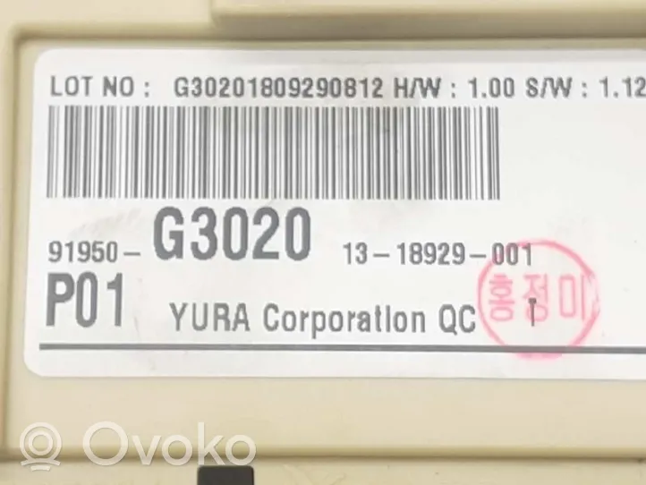 Hyundai i30 Module de fusibles 91950G3020