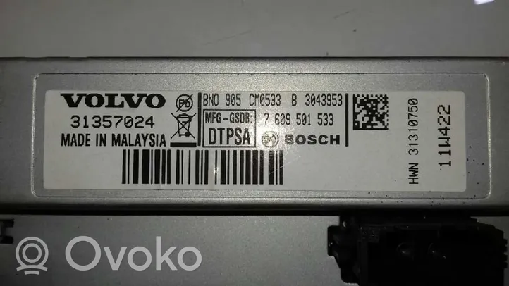 Volvo XC70 Head Up Display HUD 31357024