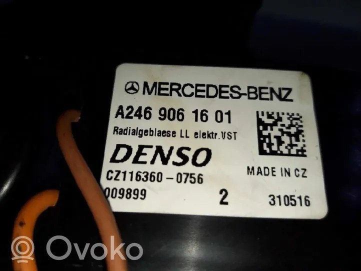 Mercedes-Benz A W176 Lämmittimen puhallin A2469061601