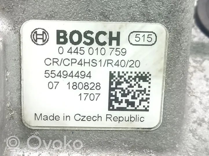 Opel Insignia B Pompa ad alta pressione dell’impianto di iniezione 