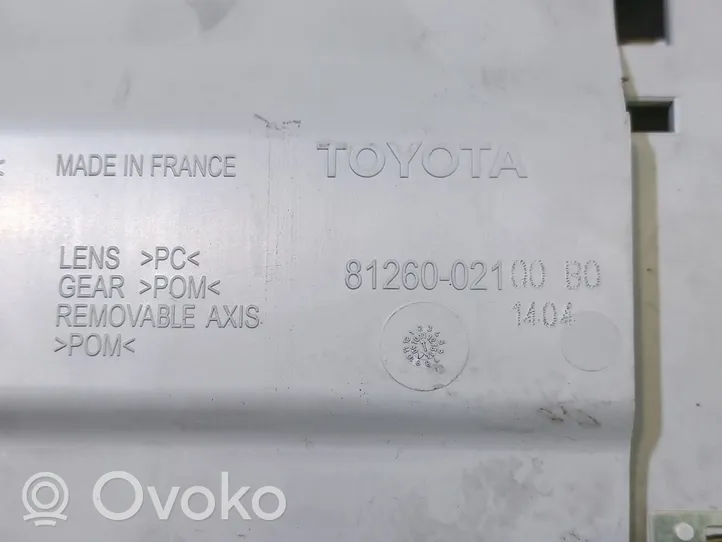 Toyota Auris 150 Inne oświetlenie wnętrza kabiny 8126002100B0