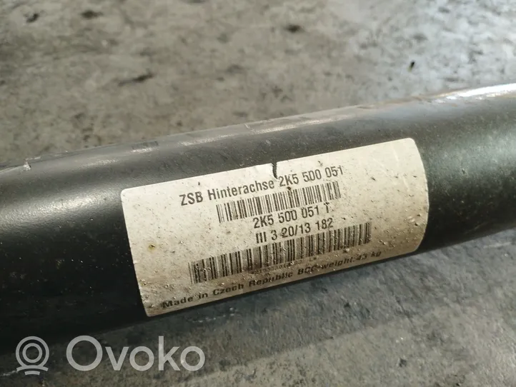 Volkswagen Caddy Rear axle beam with reductor 2K0501101S